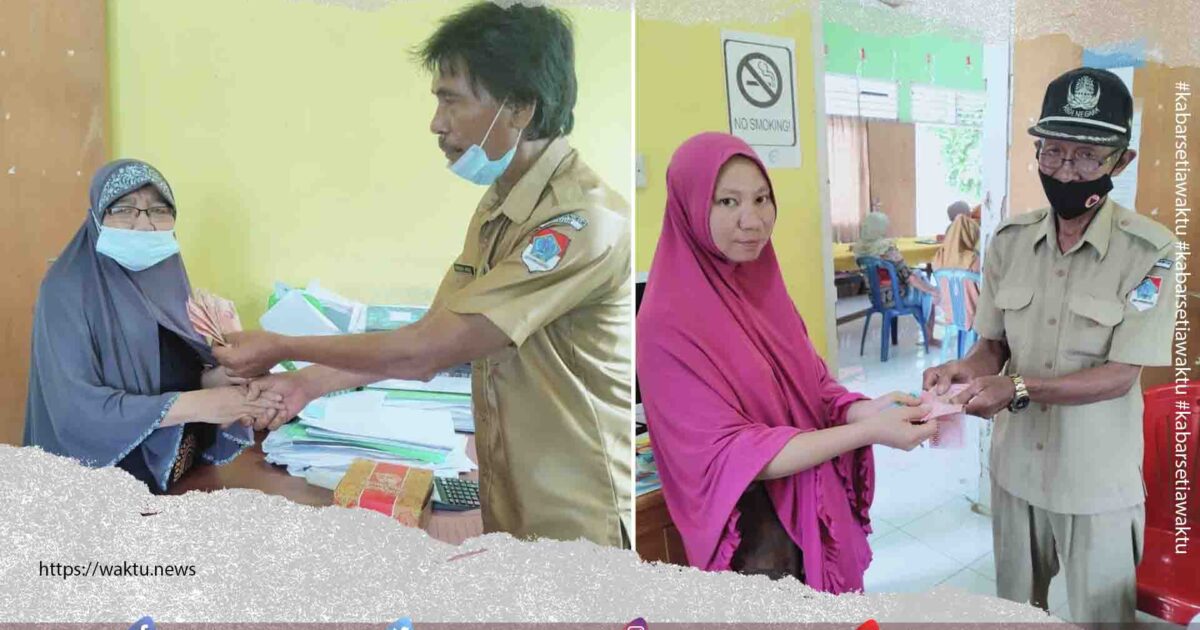 Pemdes Nuangan Sukses Salurkan BLT Tahun 2021