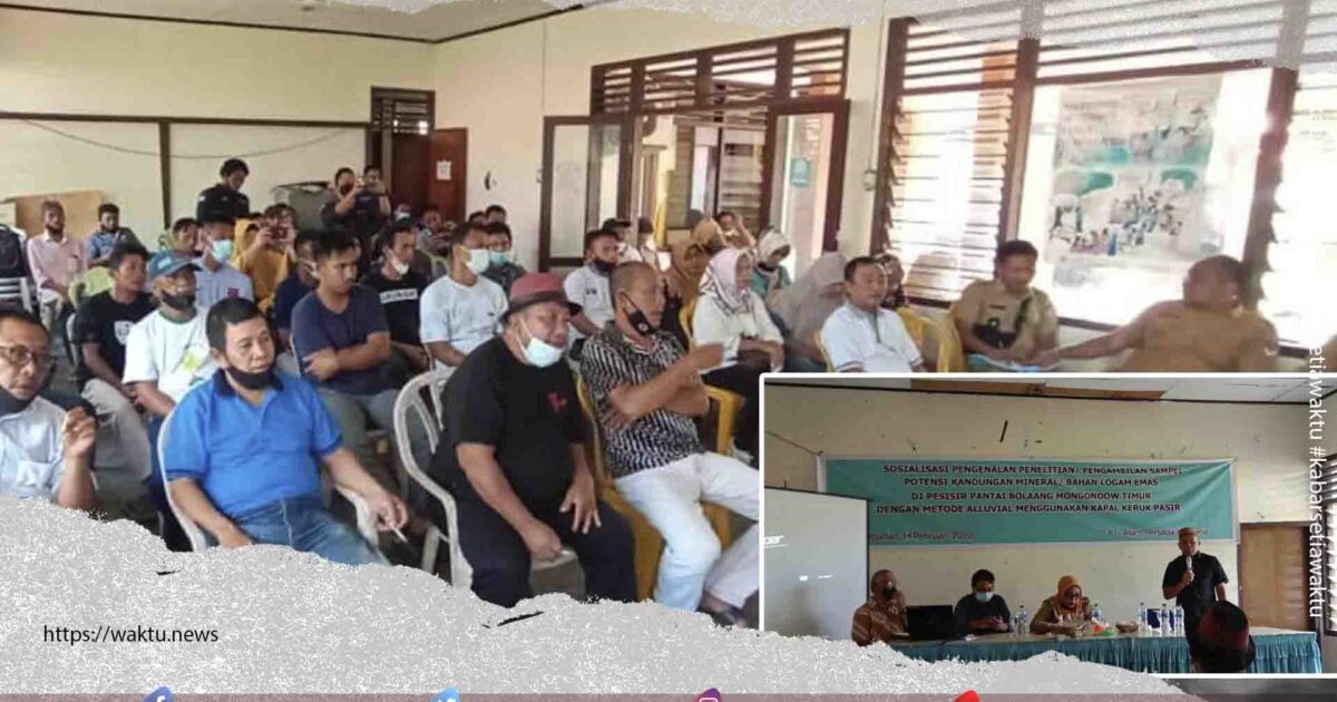 Kandungan Emas di Pesisir Pantai Boltim