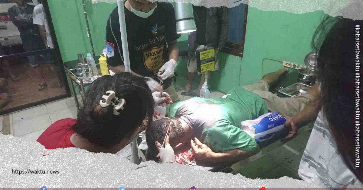 Pria Boltim Kena Bacok