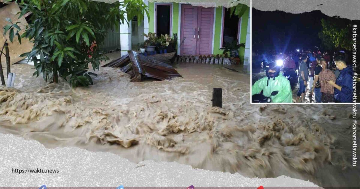 Rumah Boltim Diseret Banjir