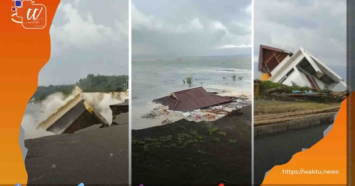 Jembatan Amurang Minsel Putus