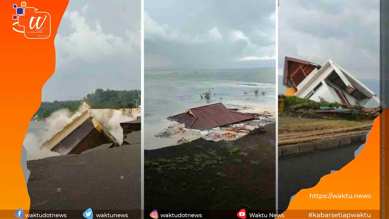 Jembatan Amurang Minsel Putus