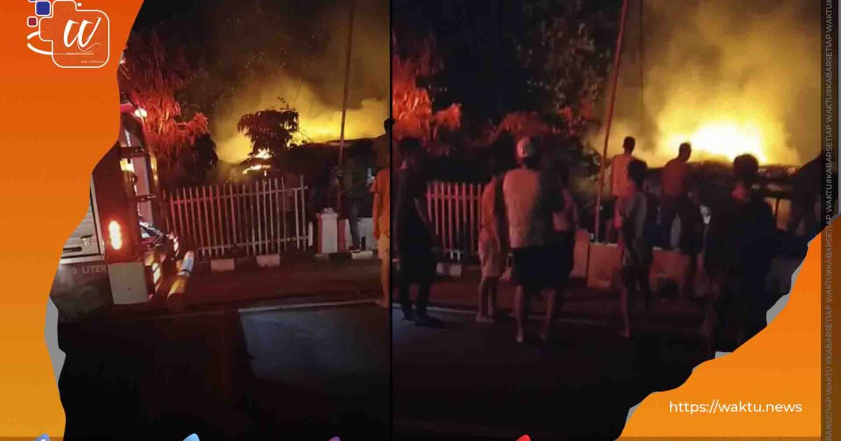 Kabakaran Hanguskan 4 Rumah Warga Bolangitang 1