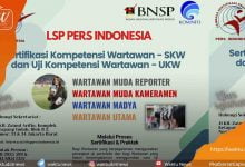 LSP Pers Indonesia Buka Pendaftaran SKW