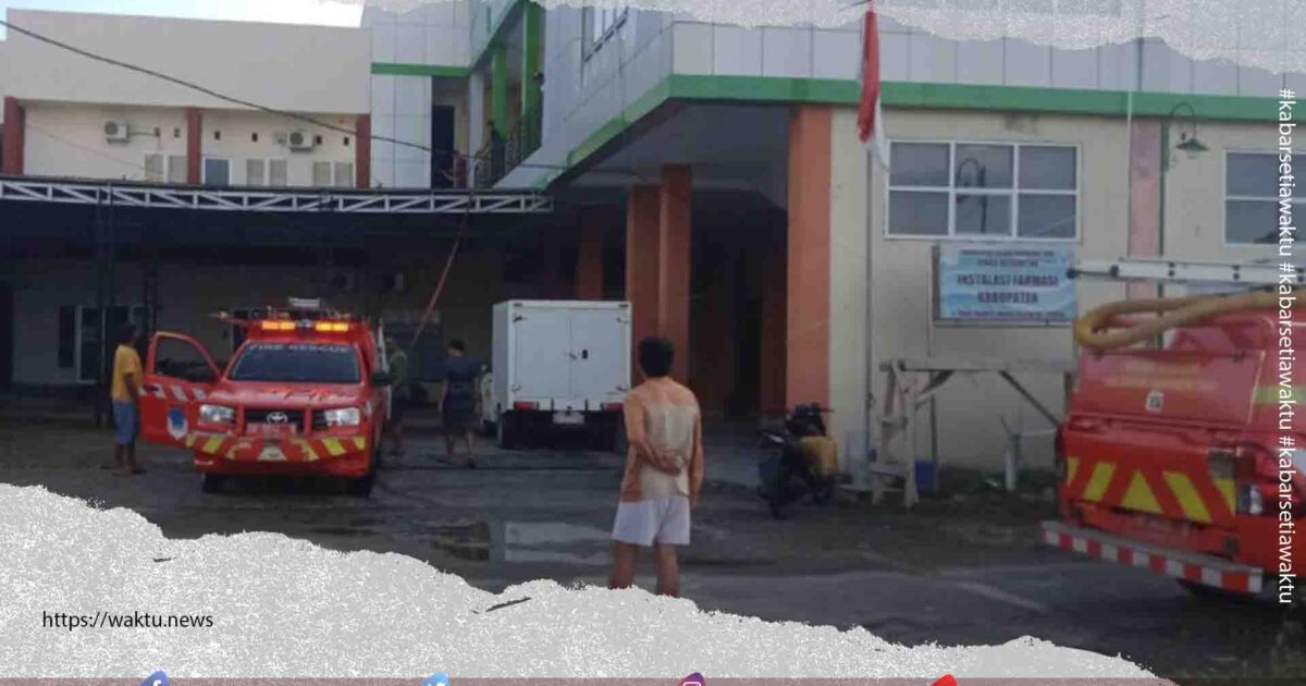 Ruang Kadis Kesehatan Boltim Terbakar