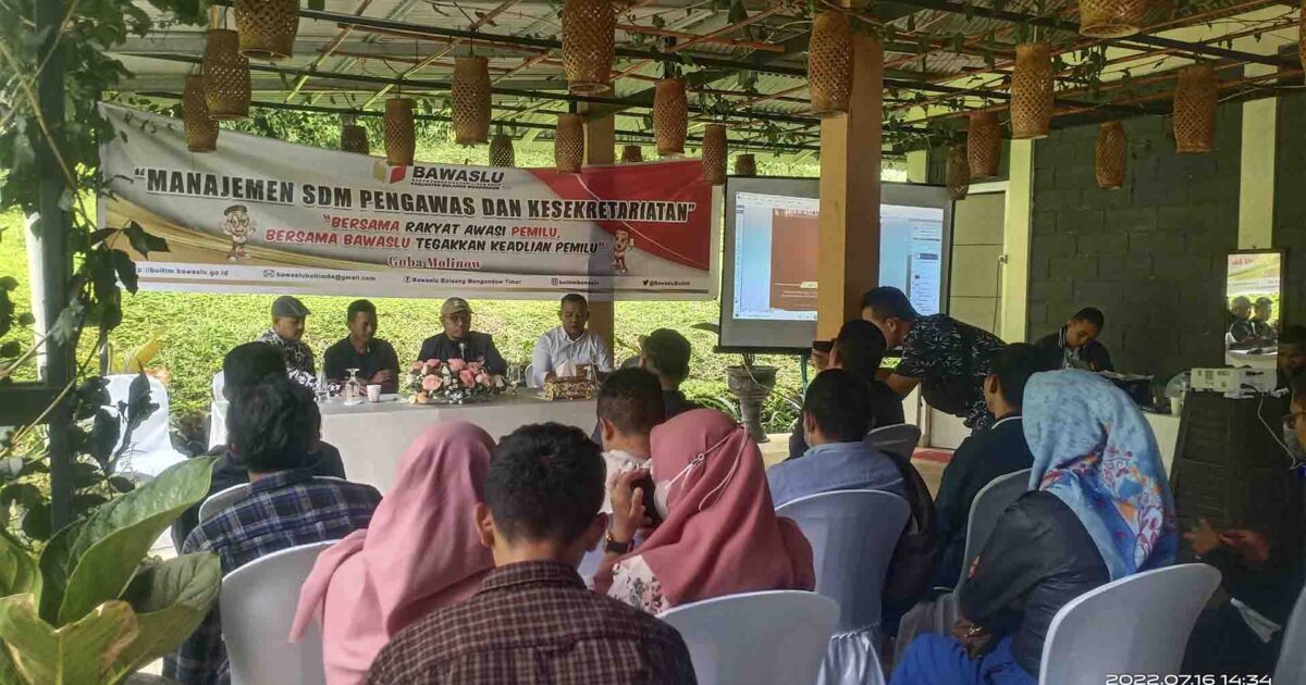 Bawaslu Boltim lakukan Penguatan SDM