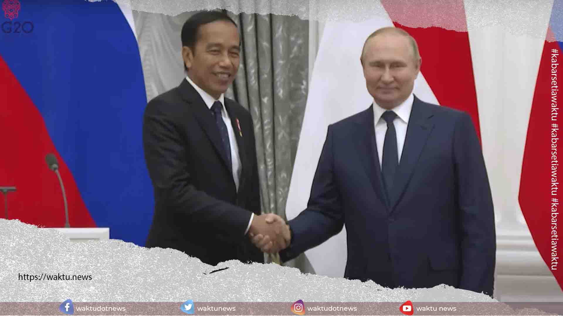 Hasil Pertemuan Presiden Jokowi dan Vladimir Putin