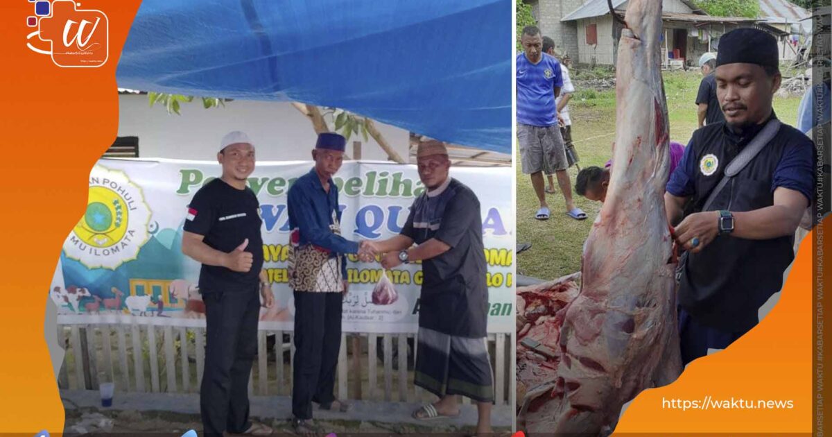 Ketua YPII Ikut Potong Daging