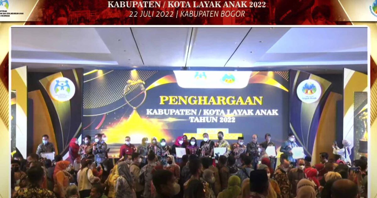 Penghargaan Kabupaten Kota Layak Anak 2022