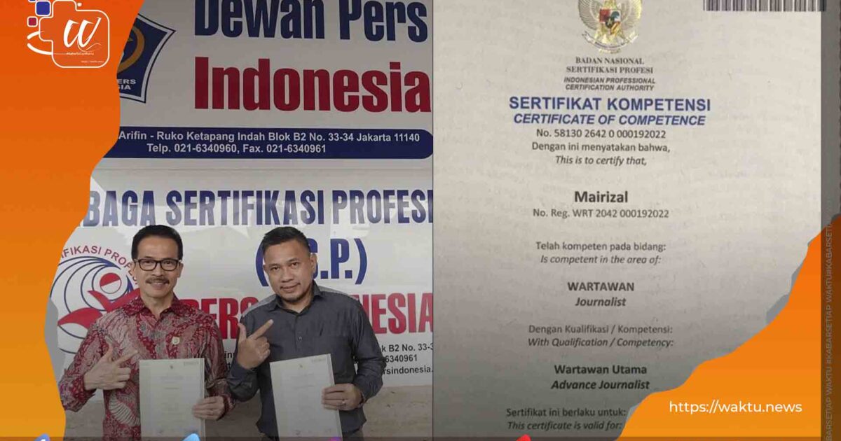 Sertifikat Kompetensi Wartawan BNSP
