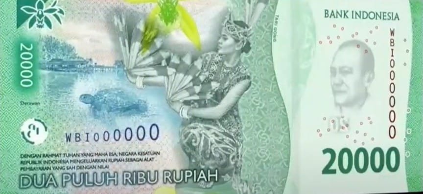 Uang Rupiah Kertas Baru Tahun Emisi 2022