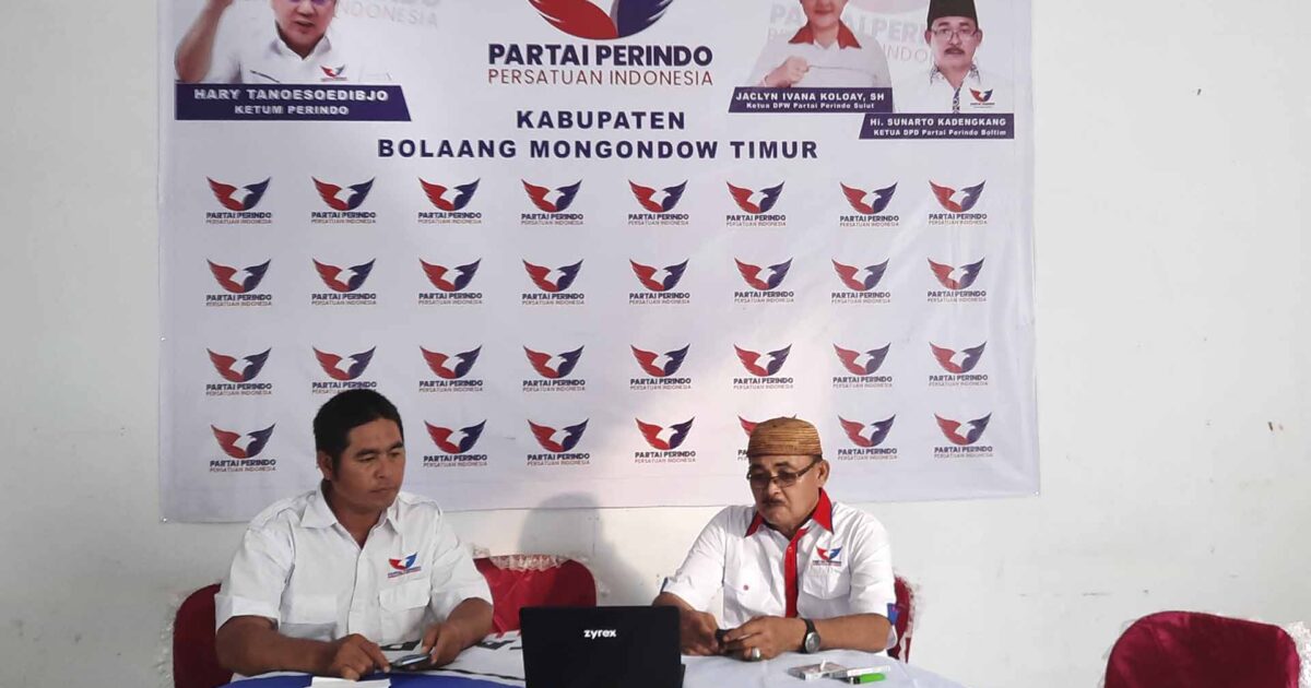 Pengurus DPD Perindo Boltim
