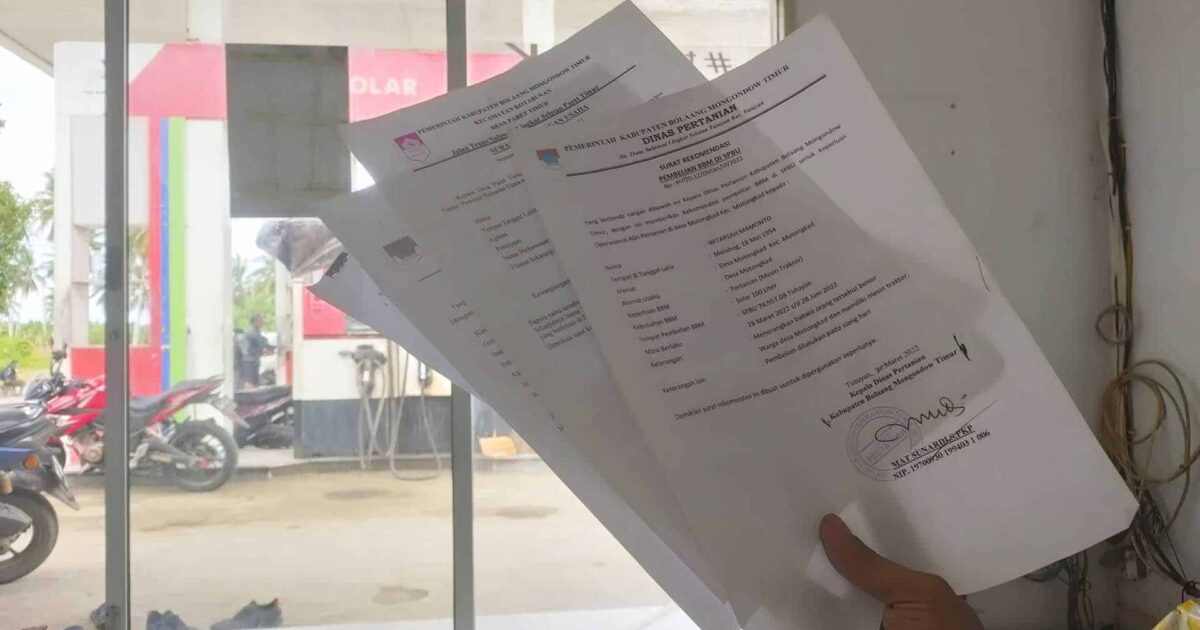 SPBU Tutuyan Jamin Pasokan BBM