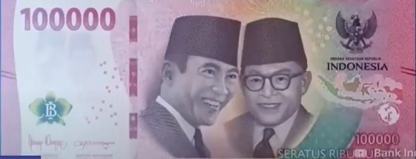 Uang Rupiah Kertas Baru Tahun Emisi 2022