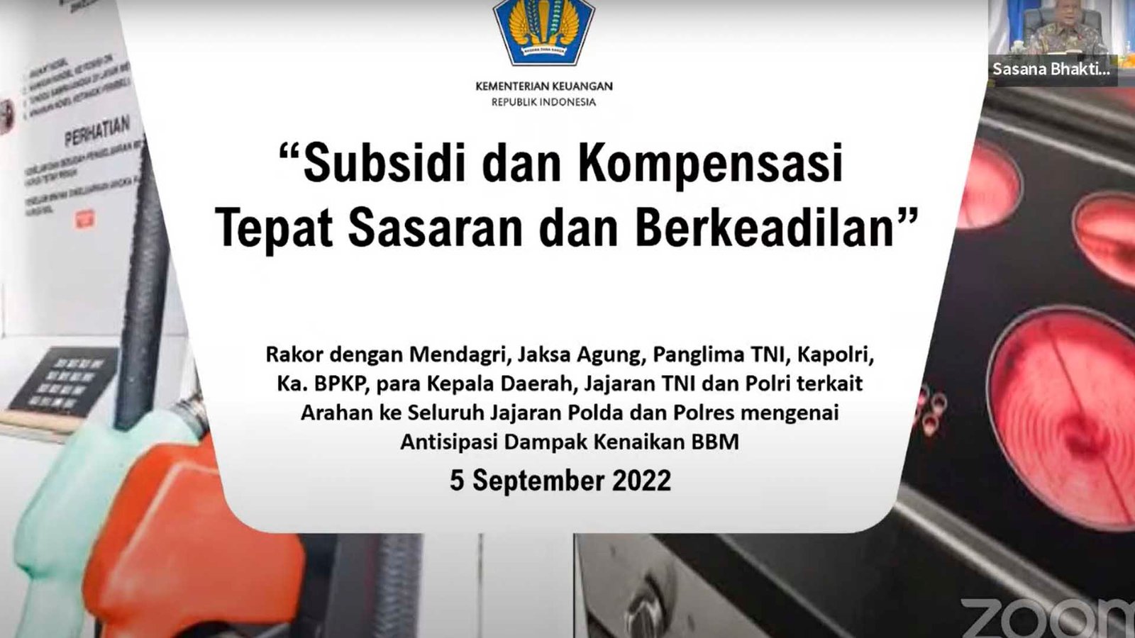 Bantalan Sosial Penanggulangan Dampak Kenaikan BBM