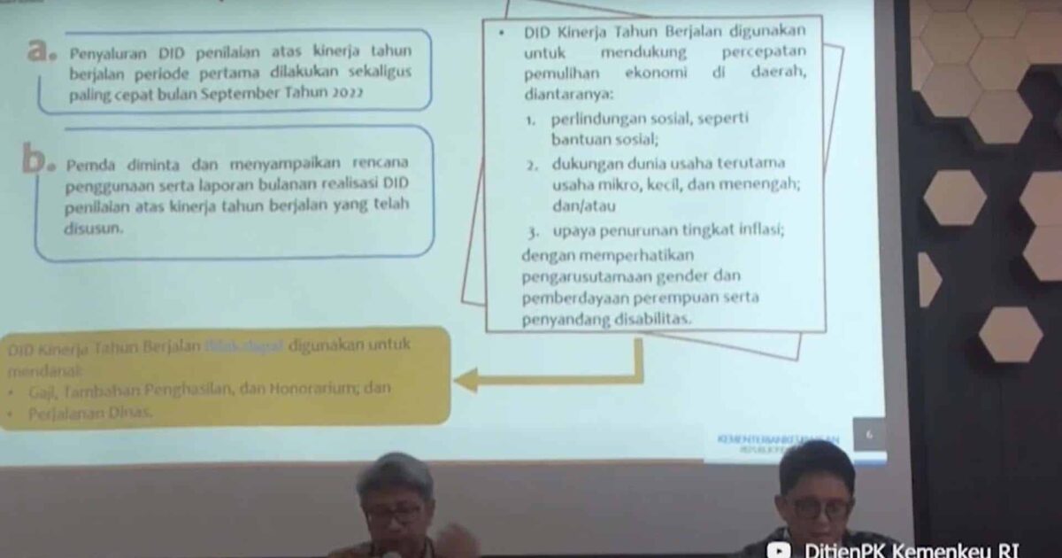 DID Tidak Boleh Untuk Perjadin