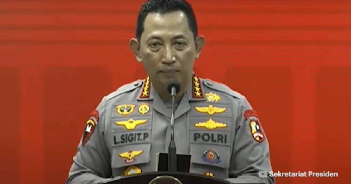Keterangan Kapolri Sigit Usai Diberi Arahan Presiden