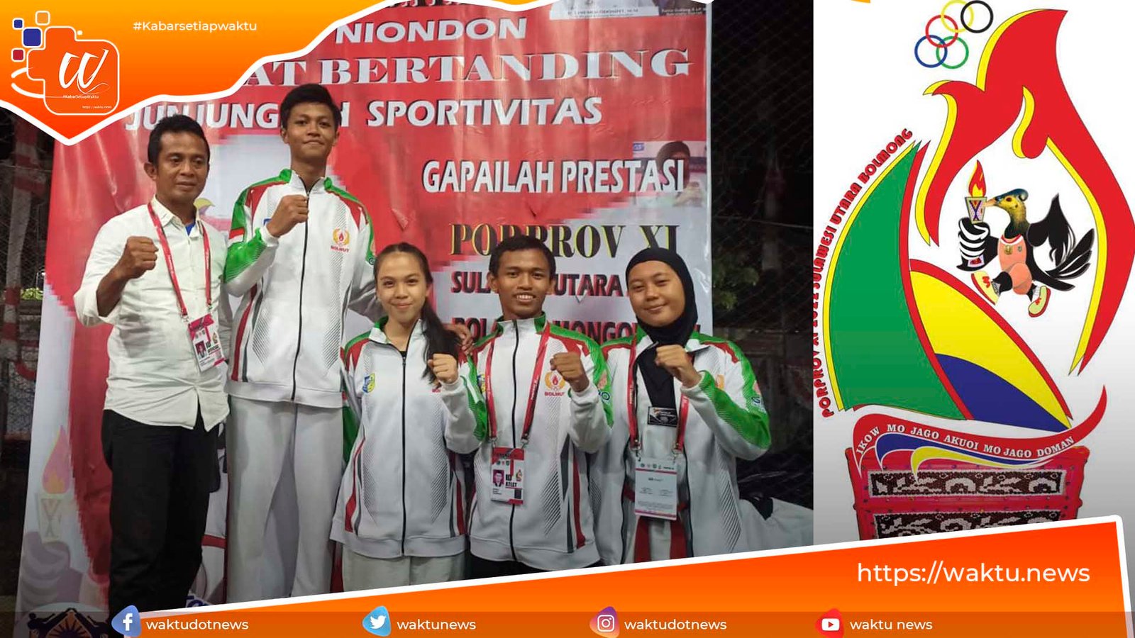 Taekwondo Bolmut Raih Emas Pada Porprov Sulut XI 2022