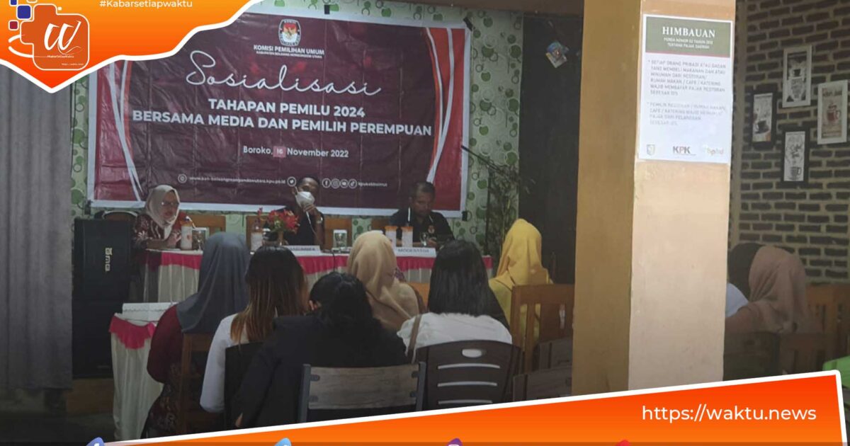 KPUD Bolmut Sosialisasi Keterlibatan Pemilih Perempuan