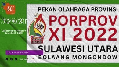 Lokasi Porprov Sulut ke XI 2022