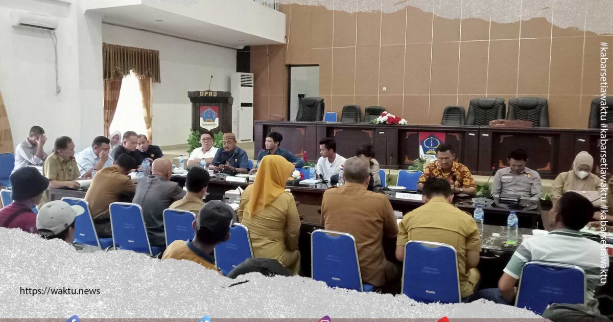 Rapat Dengar Pendapat terkait polemik IUP PT Boltim Prima Nusa