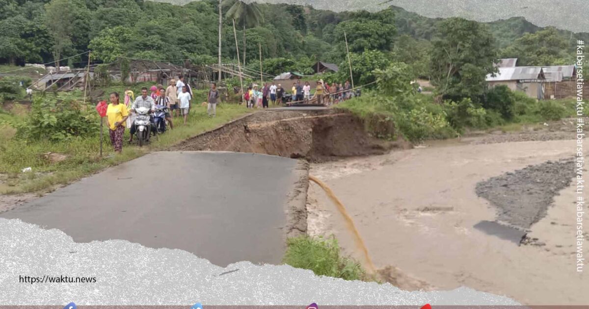 Jalan Bukaka Kotabunan Amblas