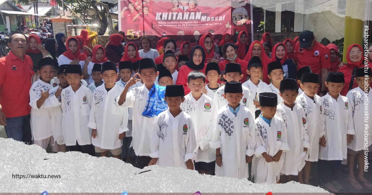 PDI Boltim Gelar Khitanan Massal