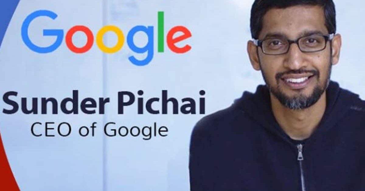 CEO Google Sundar Pichai