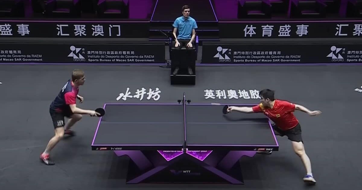 FAN Zhendong Tumbang Atas Alexis LEBRUN