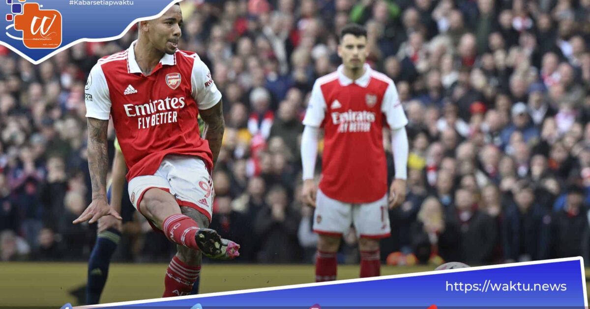 Gabriel Jesus Cetak Gol Penalti Arsenal