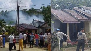 Kebakaran Jelang Lebaran di Desa Inomunga