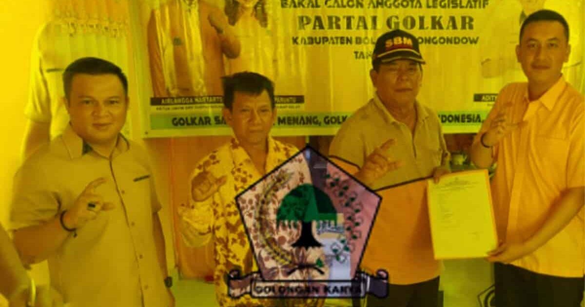 Mantan Bupati Bolmong Salihi Mokodongan