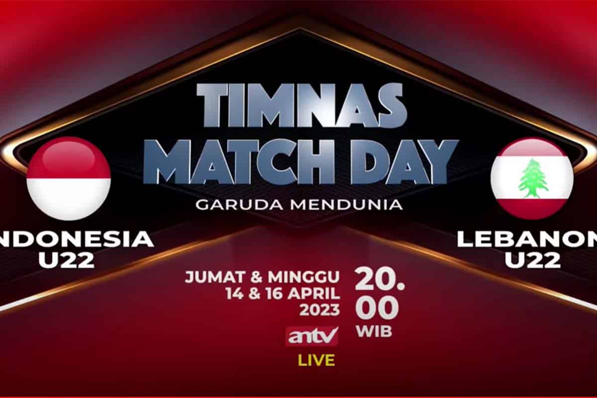Siaran Langsung: Timnas Indonesia U-22 Vs Lebanon