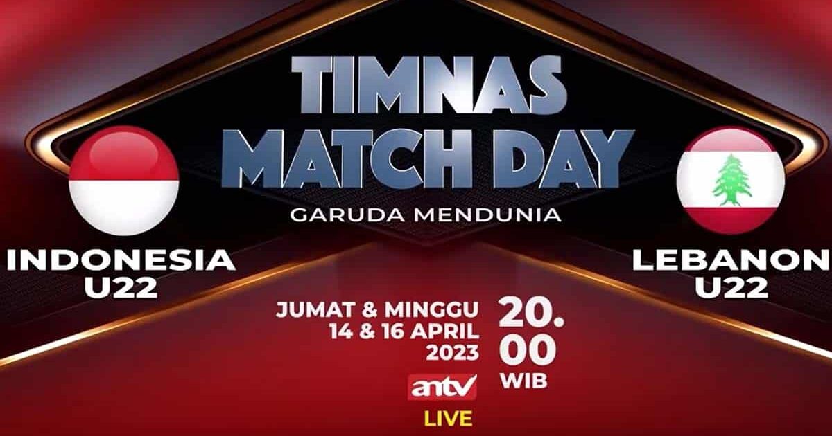 Live Streaming Timnas Indonesia U-22 vs Lebanon