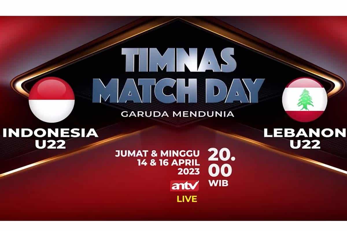 Live Streaming Timnas Indonesia U-22 vs Lebanon