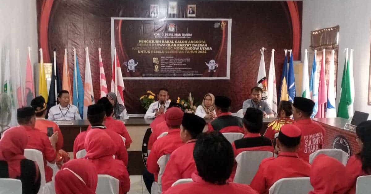 nama Bacaleg DPRD Bolmut 2024 PDI Perjuangan