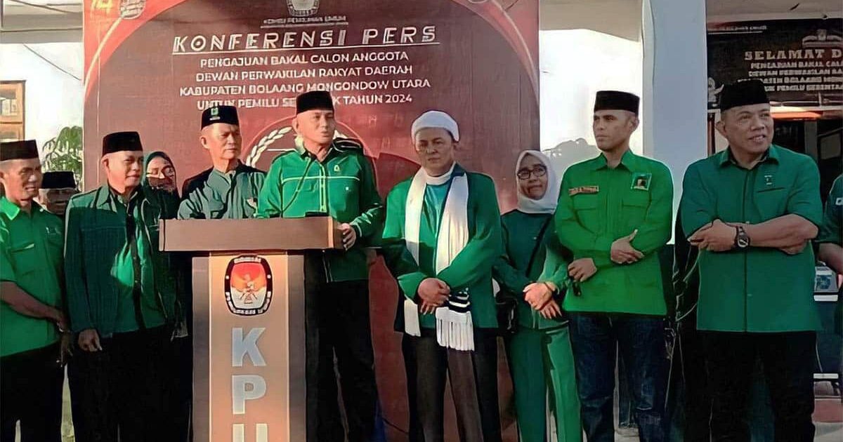 DPC PPP Bolmut Resmi Mendaftarkan Bacaleg