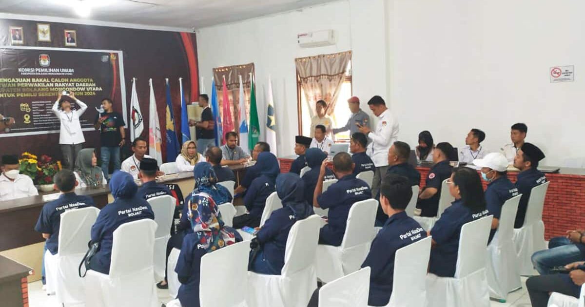 Partai NasDem Bolmut Daftarkan Bacaleg di KPU
