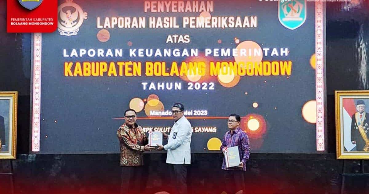 Pemkab Bolmong Raih WTP Ketiga