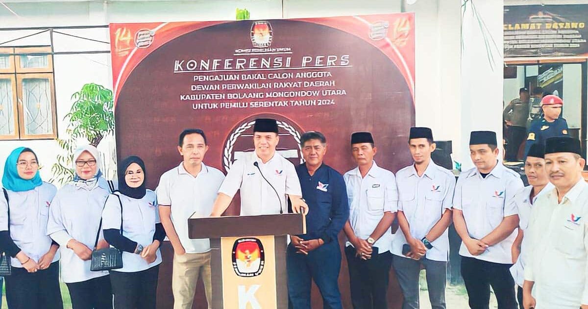 Perindo Bolmut Daftarkan Bacaleg ke KPU