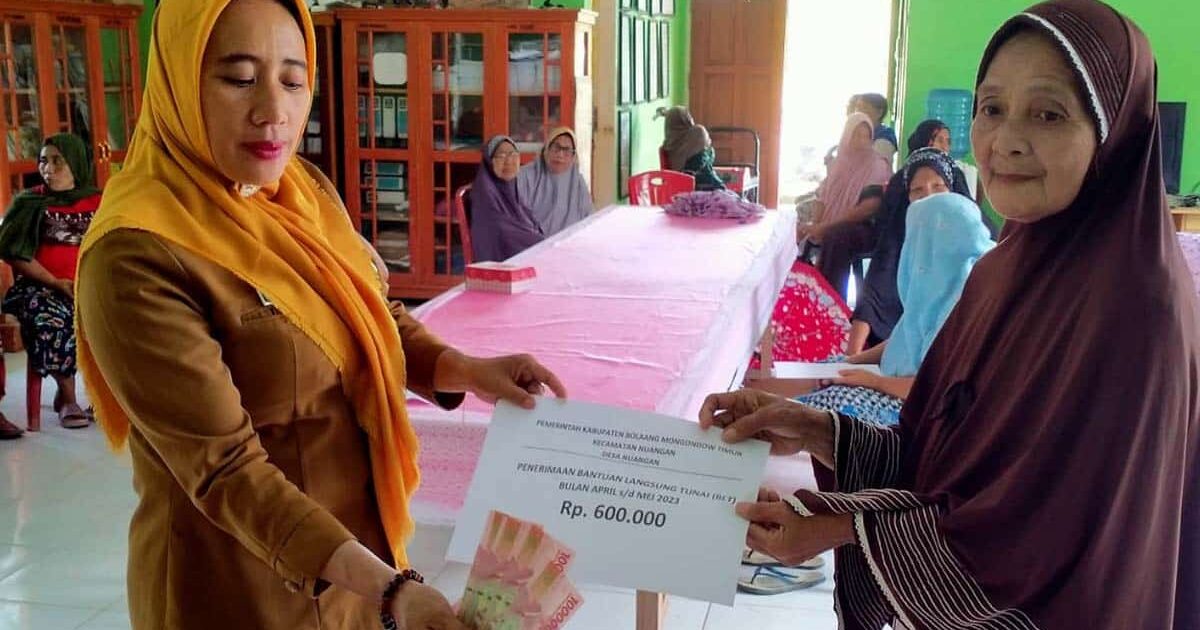 Desa Nuangan Salurkan BLT DD 2023 untuk Dua Bulan