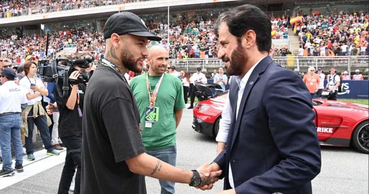 Insiden Neymar di GP Spanyol