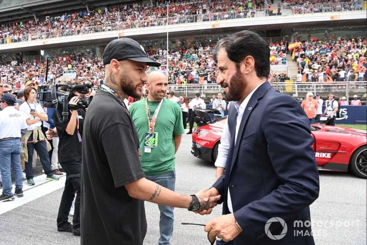 Insiden Neymar di GP Spanyol