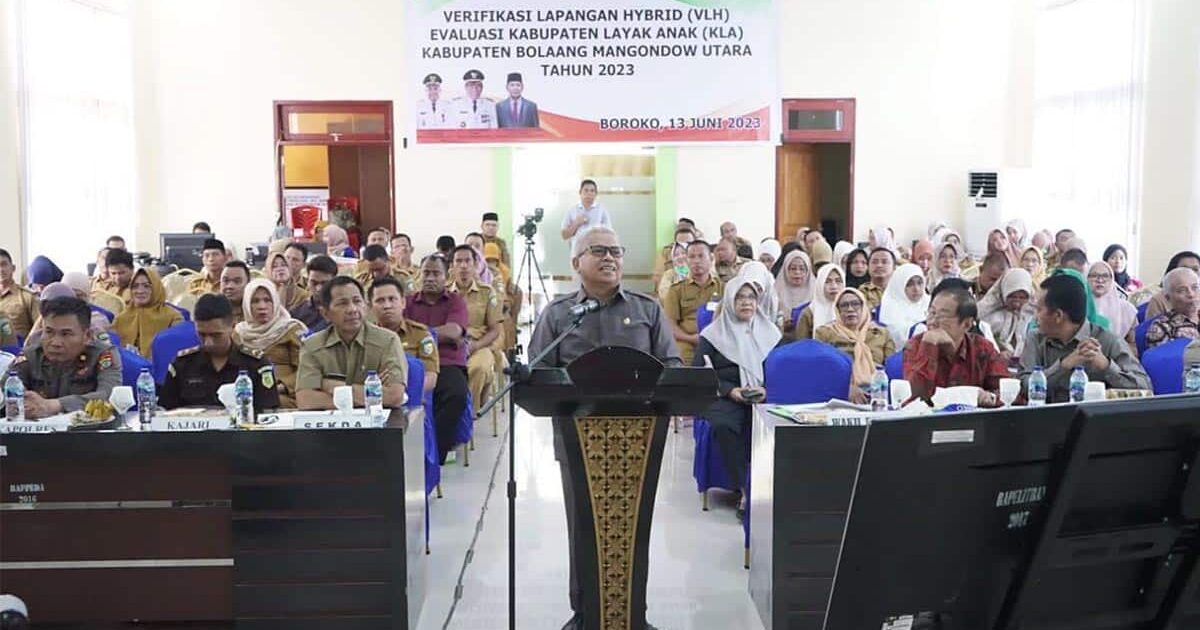 Pemkab Bolmut Ikut Evaluasi Kabupaten Layak Anak