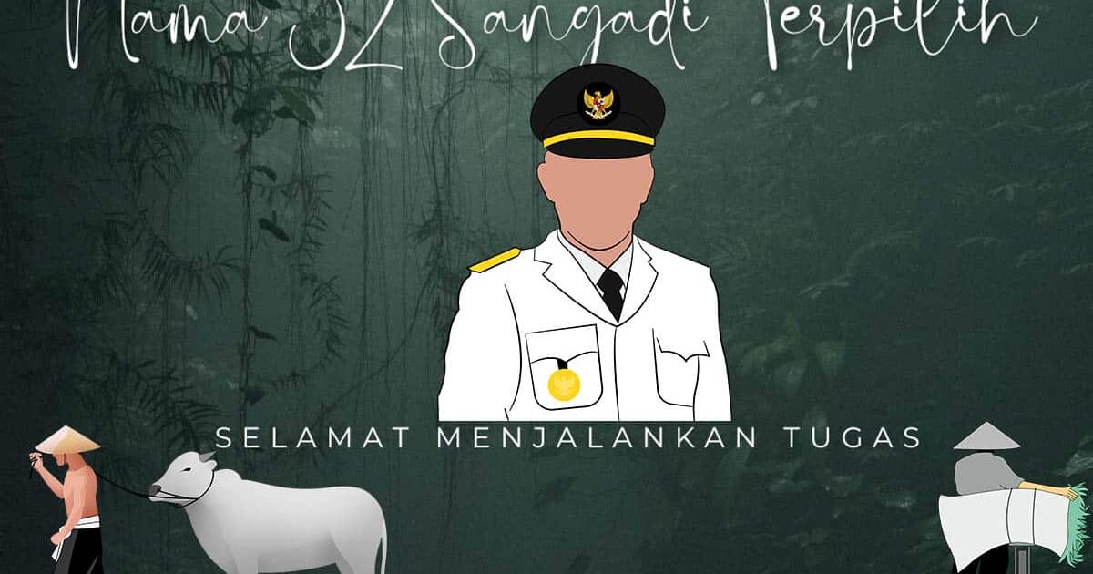 Sangadi Terpilih Pada Pilsang Serentak Bolmut 2023