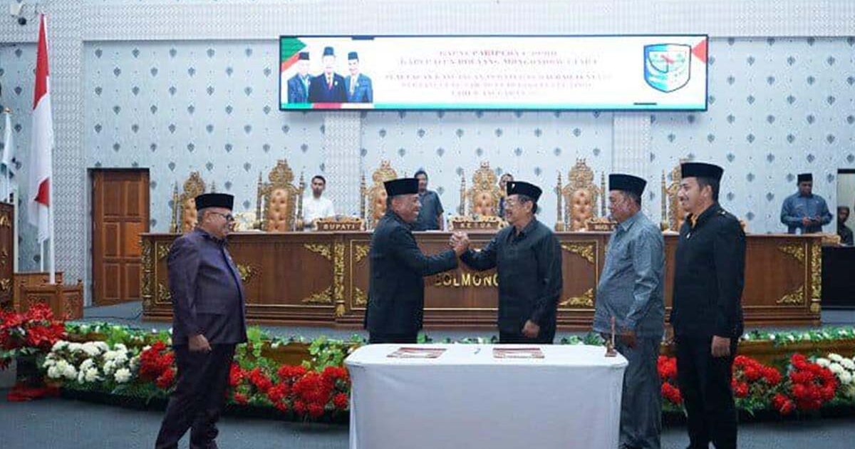 Sidang Paripurna Ranperda APBD Bolmut 2022