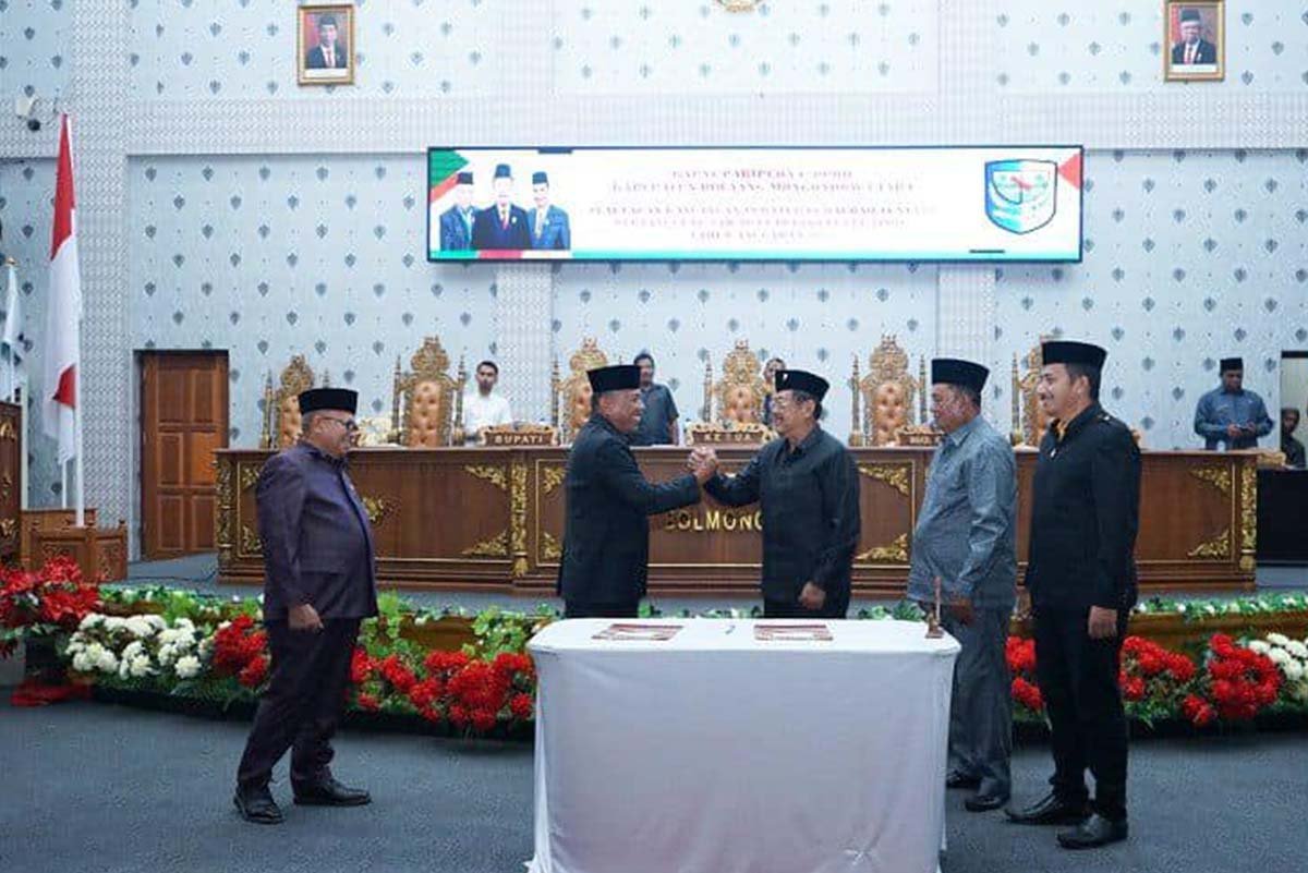 Sidang Paripurna Ranperda APBD Bolmut 2022