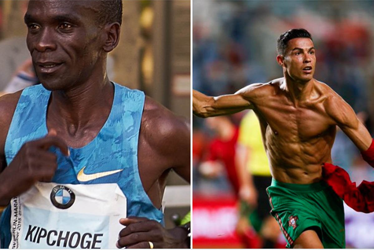 Eliud Kipchoge dan Cristiano Ronaldo