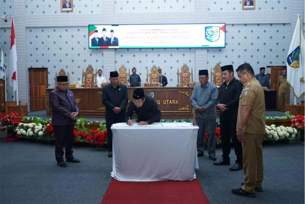 Sidang Paripurna Ranperda APBD Bolmut 2022