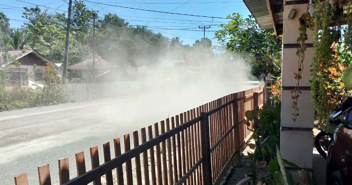 Debu Konstruksi Meresahkan Warga